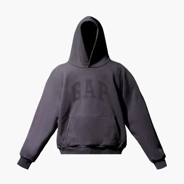 Yeezy X GAP X Balenciaga Dove Shrunken Hoodie Black