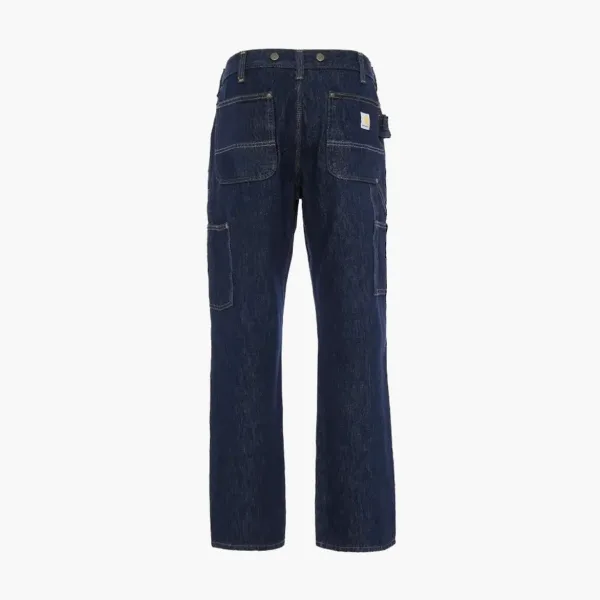 Carhartt 103890 RUGGED FLEX HEAVYWEIGHT DOUBLE-FRONT UTILITY LOGGER JEAN RELAXED FIT BLUE