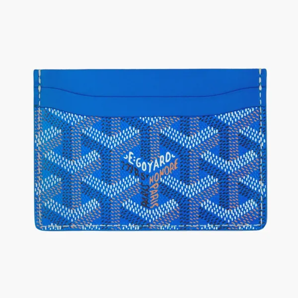 Goyard Saint-Sulpice Card Wallet Sky Blue