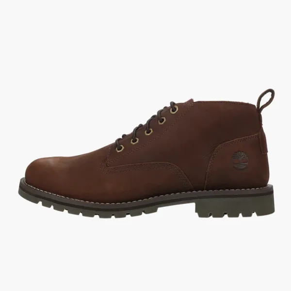 Timberland Redwood Falls Waterproof Wide Fit Chukka Boots Dark Brown Full Grain