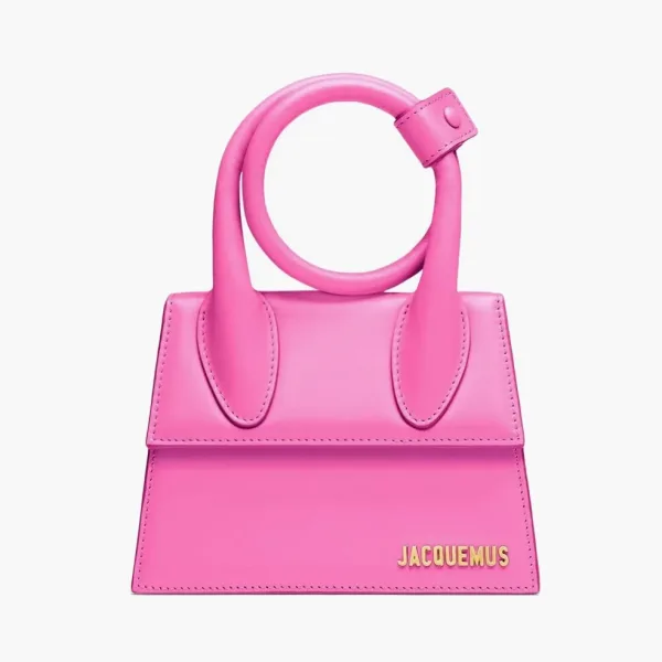 Jacquemus Le Chiquito Noeud Neon Pink