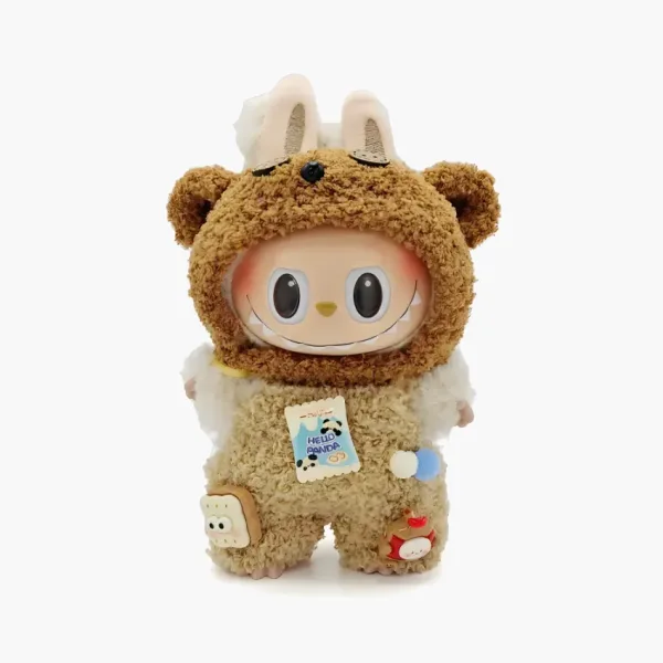 Pop Mart Hang Tag Box Brown Chestnut Milk Tea
