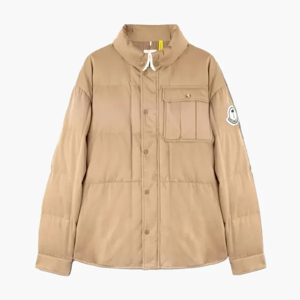 Moncler Down Jacket Unisex Camel