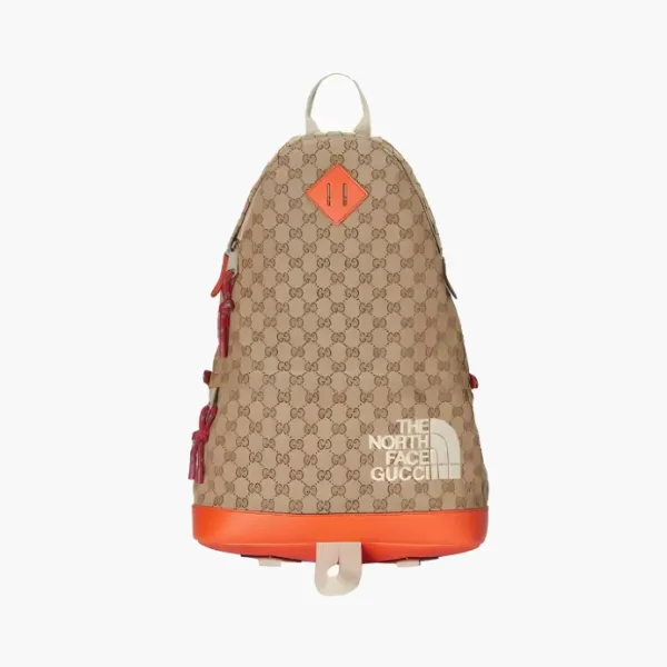 GUCCI x The North Face Backpacks Ebony/Beige/Orange