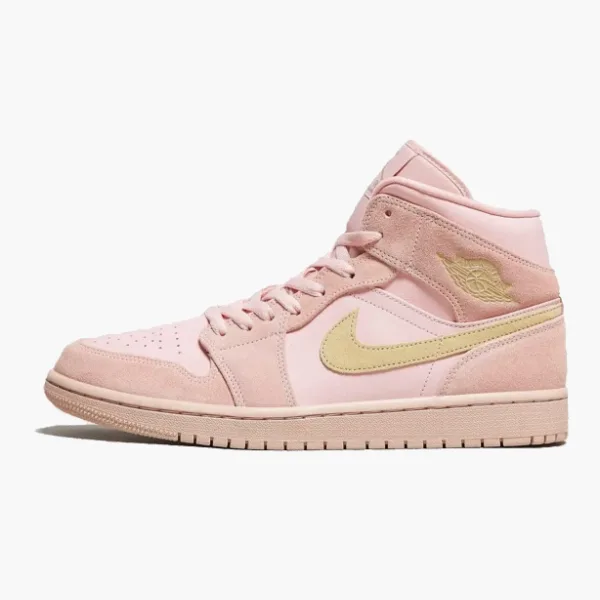 Air Jordan 1 Mid Coral Gold