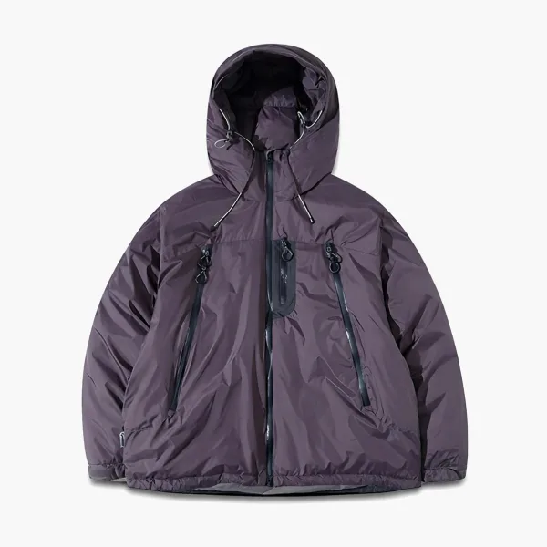 Nothomme Lightweight Hooded Down Jacket Goose Down Far Peak Purple
