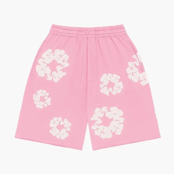 Denim Tears The Cotton Wreath Shorts Pink