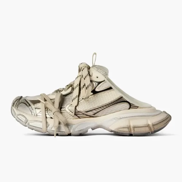 Balenciaga 3XL Lace Mule Beige