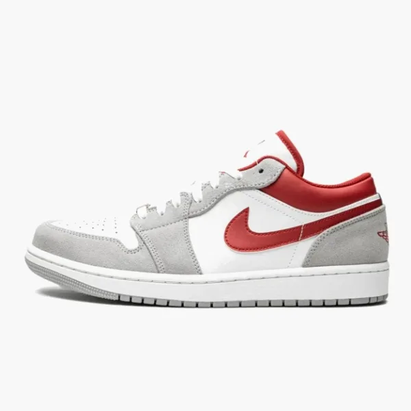 Air Jordan 1 Low SE White / Grey / Red
