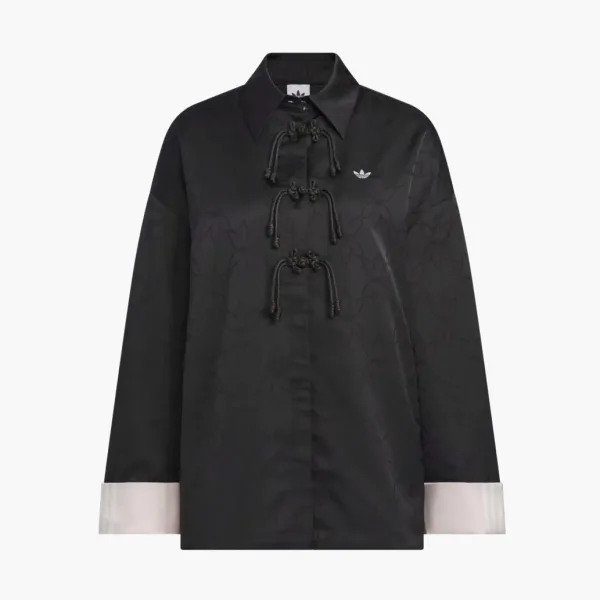 Adidas New Chinese Shirt Jacket  Black