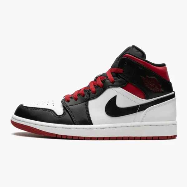Air Jordan 1 Mid Gym Red Black Toe
