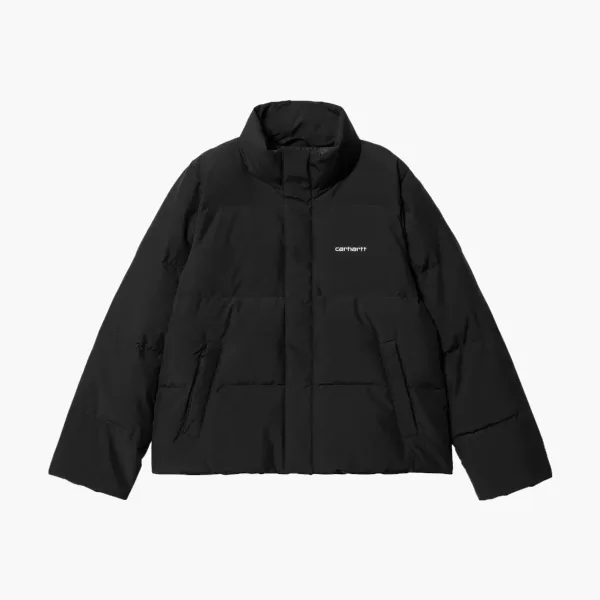 Carhartt WIP Logo Puffer Jacket Black