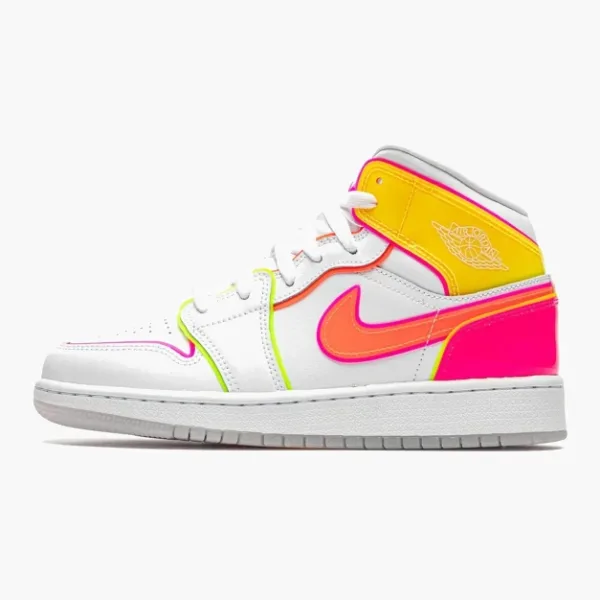 Air Jordan 1 Mid GS Edge Glow