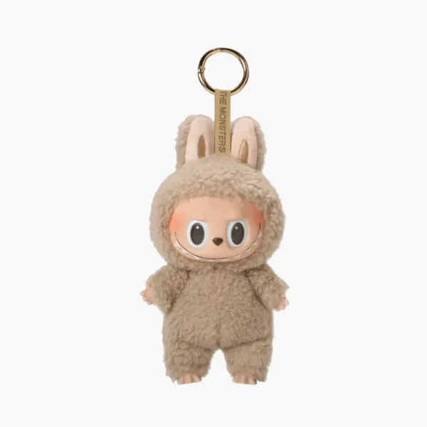 Pop Mart Labubu The Monsters Tasty Macarons  Vinyl Plush Pendant Toffee