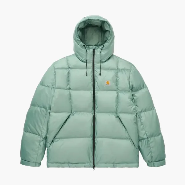 Carhartt WIP Hooded Down Puffer Jacket Sage