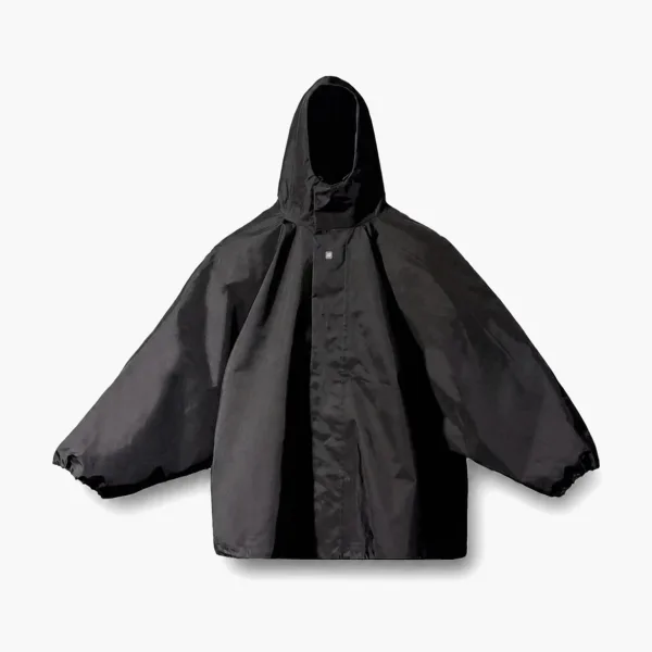 Yeezy X GAP X Balenciaga Zip Hooded Jacket Black
