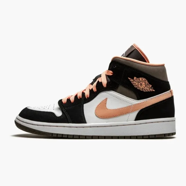 Air Jordan 1 Mid SE WMNS Peach Mocha