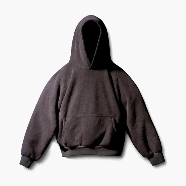 Yeezy X GAP Faded Fleece Cropped Hoodie Black