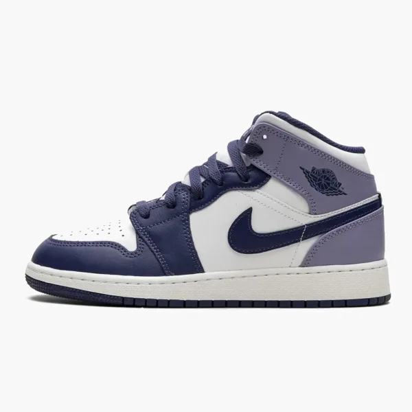 Air Jordan 1 Mid GS Blueberry