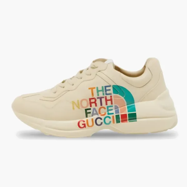 Gucci Leather Rhyton x The North Face Ivory
