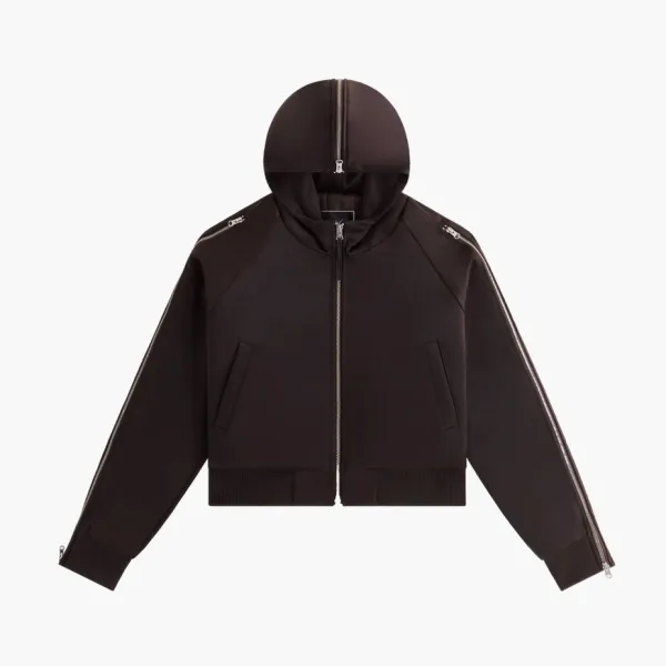 Kith Simra Satin Zip Sleeve Bomber Incognito