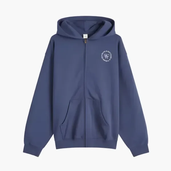 Sporty & Rich SRHWC Worker Jacket Blue