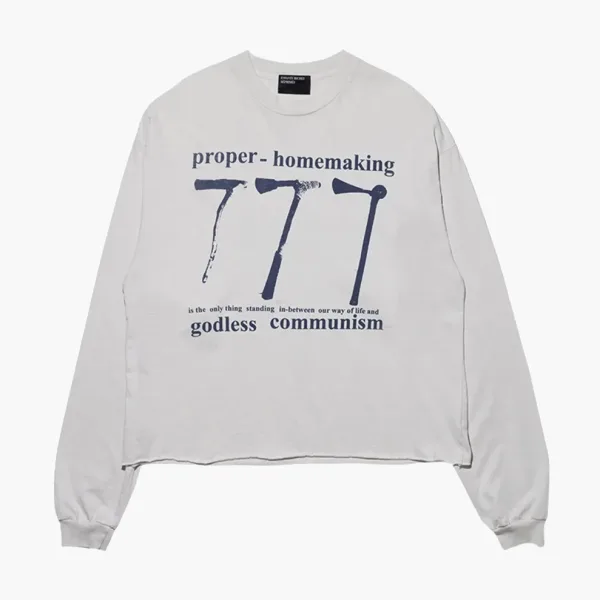 Enfants Riches Déprimés 777 Long-Sleeve T-Shirt Faded White