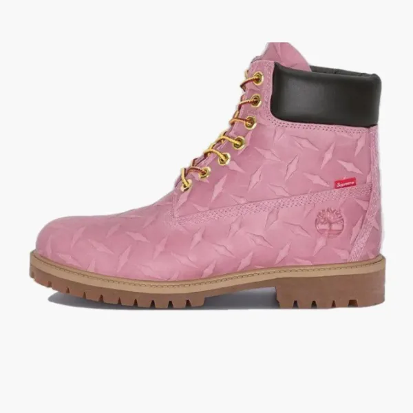 Timberland 6 Premium Waterproof Boot Supreme Diamond Plate Pink