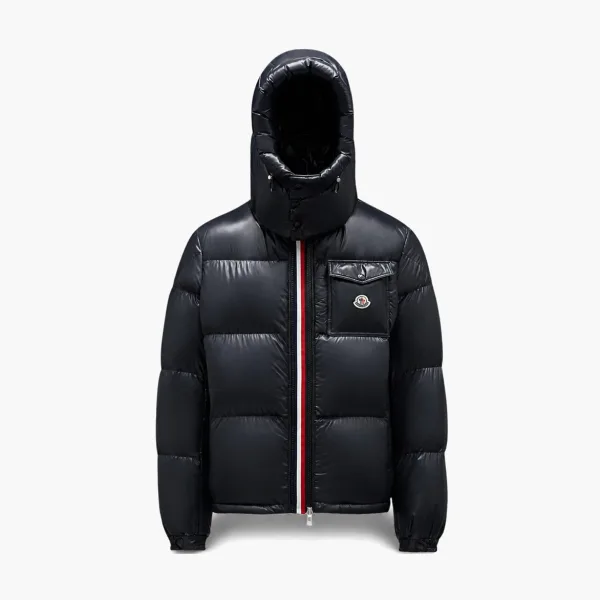 Moncler Montbeliard Short Down Jacket Dark Blue