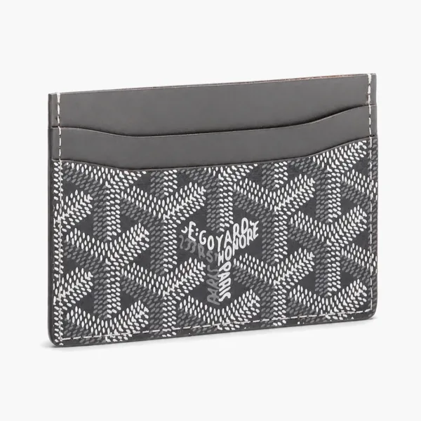 Goyard Saint-Sulpice Card Wallet Grey