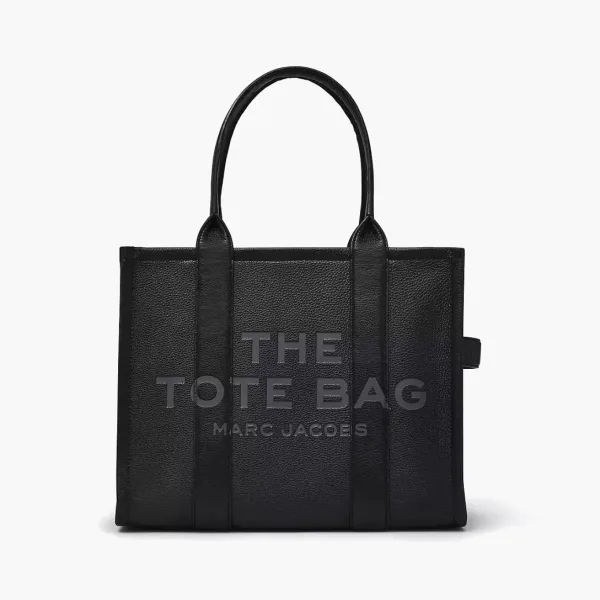 Marc Jacobs The Leather Large Tote Bag Black