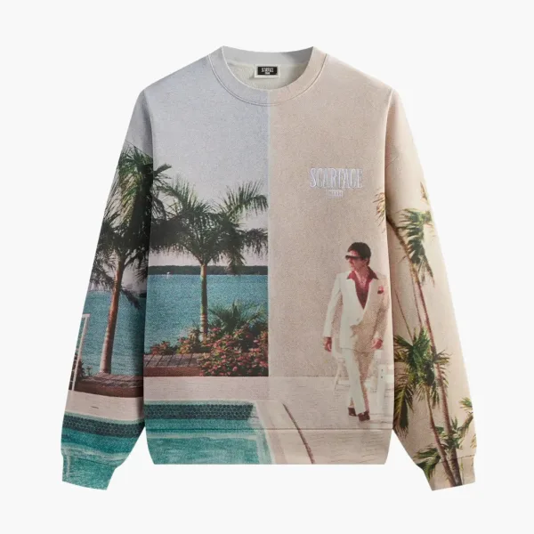 Kith For Scarface Tony Miami Vintage Nelson Crewneck Multi