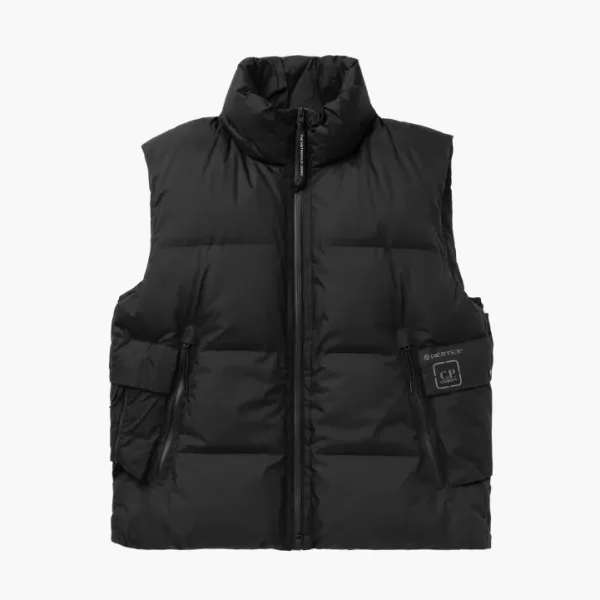 C.P. Company Metropolis Series Pertex Hooded Padded Vest Black
