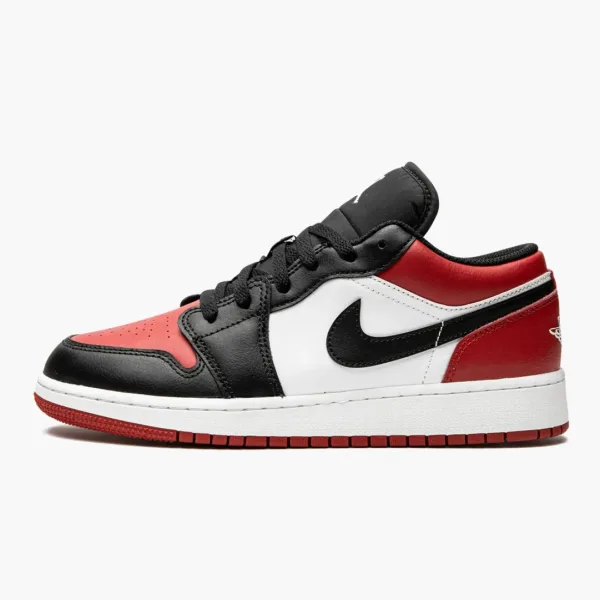 Air Jordan 1 Low GS Bred Toe
