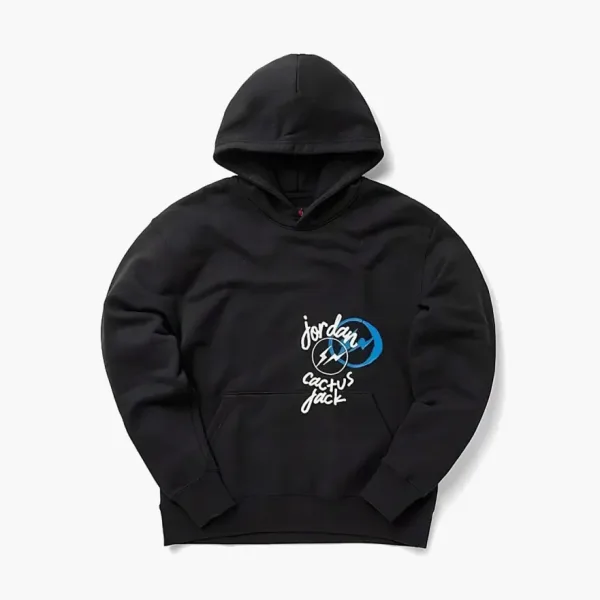 Travis Scott X Jordan X Fragment Hoodie Black