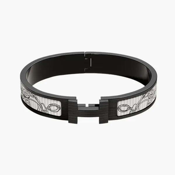 Hermès Clic HH Brides de Gala Eye Liner bracelet Black