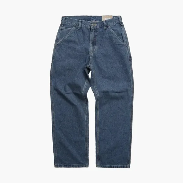 Carhartt Single Knee Carpenter Pants Blue Denim