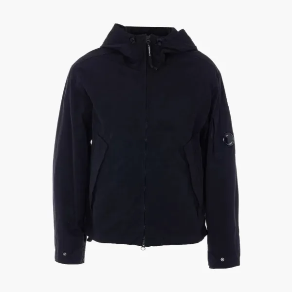C.P. Company Soft Shell-R Hooded Jacket Black