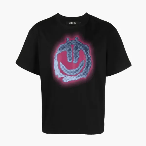 Misbhv History Of Acid Housae Cotton T-shirt Black