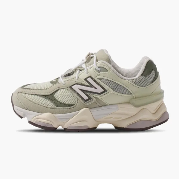 New Balance 9060 Little Kid Olivine Lace Toggle