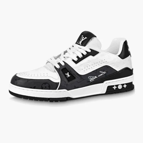 Louis Vuitton Lv Trainer Black White
