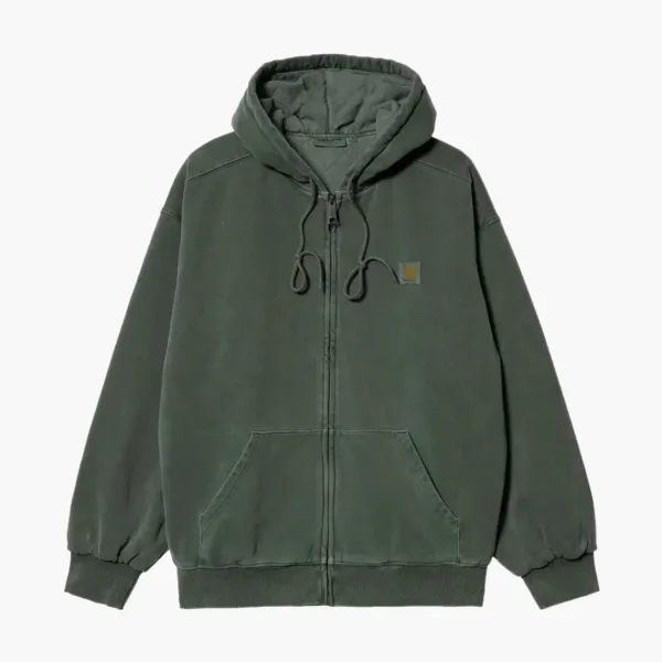 Carhartt WIP Hooded Zip Sweatshirt Green