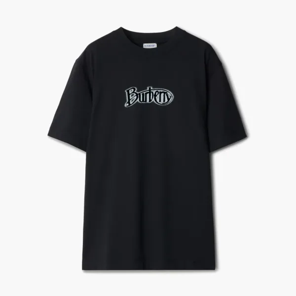 Burberry  Logo Cotton T-shirt Coal