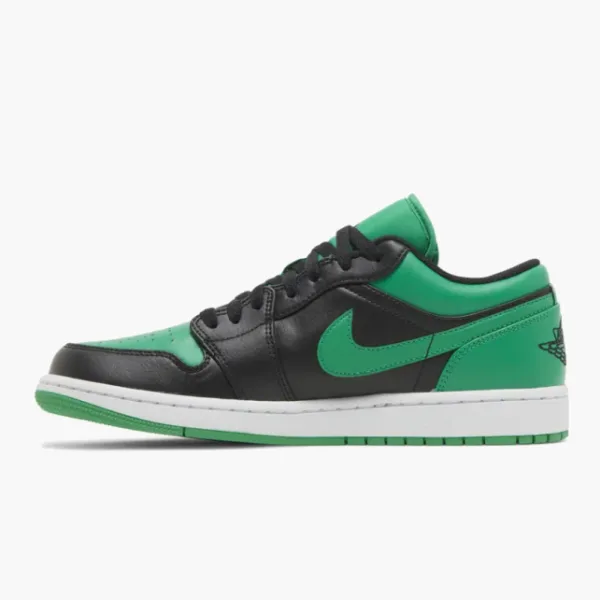 Air Jordan 1 Low Black Lucky Green
