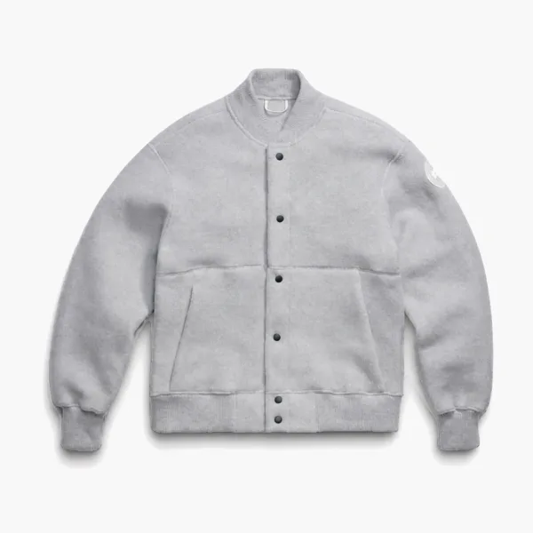 Canada Goose Hudson Fleece Bomber Heather Grey