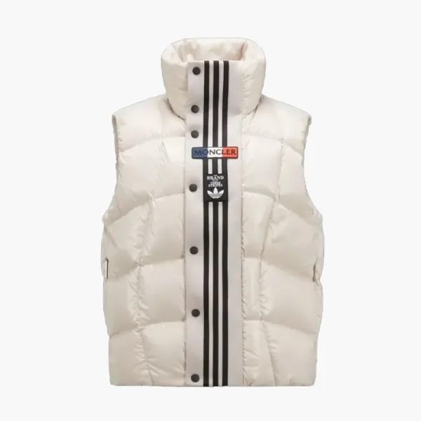 Moncler x Adidas Originals Bozon Down Vest White