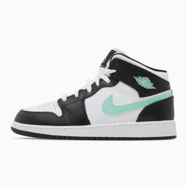 Air Jordan 1 Mid GS Green Glow