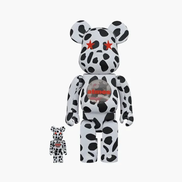 Bearbrick x Atmos Dalmatian 100% & 400% Set