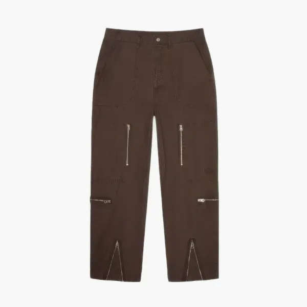 Stussy Sport Flight Pants Dark Brown