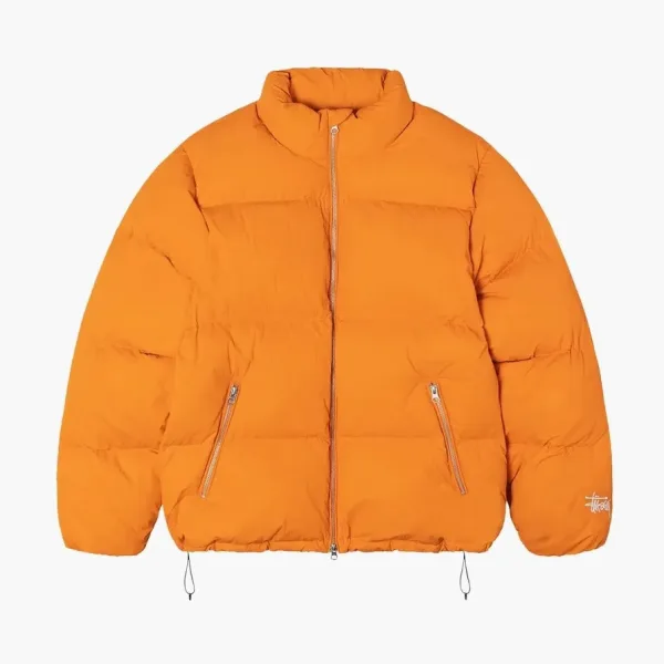 Stussy Down Puffer Nylon Orange